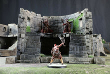 Load image into Gallery viewer, The Lookout Guard Tower Ruin Terrain Building 28mm 3d Printed Wargaming Dungeons