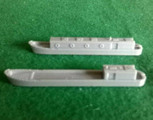 Load image into Gallery viewer, Z Gauge Model Railway Scenery Canal River Boat/Barge x 2 Cargo & Leisure