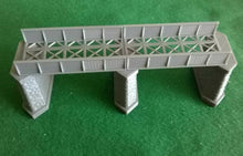 Load image into Gallery viewer, Girder Bridge TT120 Gauge Model Railway Single Track  Support Piers Stonework
