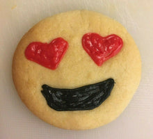 Load image into Gallery viewer, Heart Eyes Love Emoji 3D Printed Cookie Cutter Stamp Baking Biscuit Shape Tool