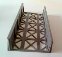 Load image into Gallery viewer, Model Railway Girder Bridge With Stone Effect End Supports 00 Gauge Single Track
