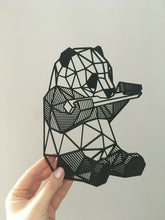 Load image into Gallery viewer, Geometric Panda Animal Wall Art Decor Hanging Decoration Origami Style