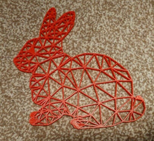 Load image into Gallery viewer, Geometric Rabbit Bunny Wall Art Hanging Decoration Origami Pick Your Colour