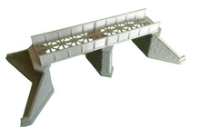 Load image into Gallery viewer, Girder Bridge N Gauge Model Railway Bridge Support Girders Stonework Piers