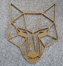 Load image into Gallery viewer, Geometric Fox Head Wall Art Hanging Decoration Origami Style Pick Your Colour