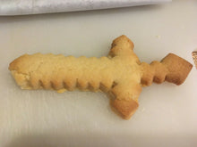 Load image into Gallery viewer, Sword 3D Printed Cookie Cutter Stamp Baking Biscuit Shape Tool Minecraft Style