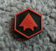 Load image into Gallery viewer, Warhammer 40K Kill Team Tokens Tactic Tokens x80 Black & Red