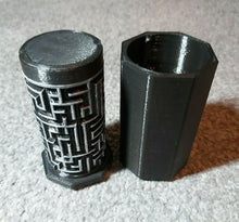 Load image into Gallery viewer, Maze Puzzle MazeBox Russian Doll Teaser Money Gift Maze Box Secret Black Silver