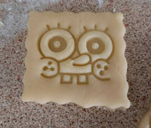 Load image into Gallery viewer, Spongebob Squarepants Head 3D Printed Cookie Cutter Stamp Baking Shape Tool