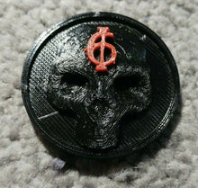 Load image into Gallery viewer, Warhammer Skulls 40k Style Objective Markers Numbers Colour Choice 40mm