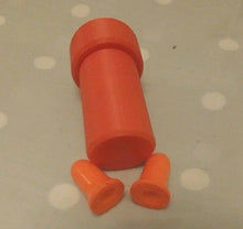 Load image into Gallery viewer, Motorcycle Ear Plug Small Storage Pot with Screw Lid Earplug Holder Geocache Container