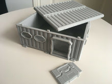 Load image into Gallery viewer, Warhammer War Game Container Hab Buildings Bunkers D+D Scenery