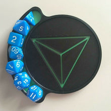 Load image into Gallery viewer, Dungeons and Dragon Style D&D Coaster Set D4, D10, D12 and D20 Style