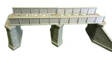 Load image into Gallery viewer, Girder Bridge N Gauge Model Railway Bridge Support Girders Stonework 3 Support