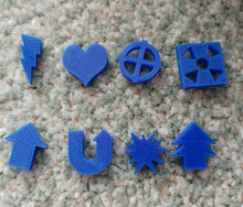 Load image into Gallery viewer, Warhammer 40K Kill Team Tokens Tactic Shaped Tokens x80 Pick Your Colour