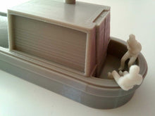 Load image into Gallery viewer, Cargo Working Canal/River Barge/Boat 00 Gauge Model Railway Scenery