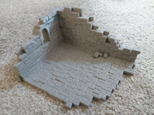 Load image into Gallery viewer, The Ruined Corner Terrain Building 28mm 3d Printed Wargaming Dungeons