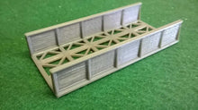 Load image into Gallery viewer, Girder Bridge TT120 Gauge Single Track Model Railway Support Piers Stonework