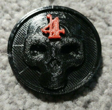 Load image into Gallery viewer, Warhammer Skulls 40k Style Objective Markers Numbers Colour Choice 40mm