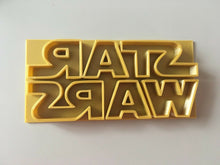 Load image into Gallery viewer, Star Wars Lettering 3D Printed Cookie Stamp Baking Biscuit Shape Tool