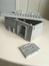 Load image into Gallery viewer, Warhammer War Game Container Hab Buildings Bunkers D+D Scenery