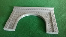 Load image into Gallery viewer, Stonework Detail Railway Tunnel TwinTrack N Gauge Model Train Portal Entrance