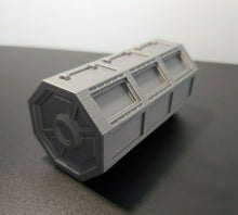 Load image into Gallery viewer, Warhammer Post Apocalytic Style Shipping Containers D+D Scenery Hides 3d Printed