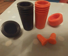 Load image into Gallery viewer, Motorcycle Ear Plug Small Storage Pot with Screw Lid Earplug Holder Geocache Container