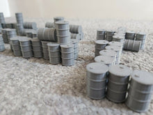 Load image into Gallery viewer, Wargaming Barricade of Barrels Terrain Scenery 28mm 3d Printed Props Warhammer