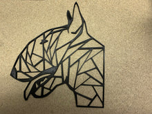Load image into Gallery viewer, Geometric English Bull Terrier Dog Head Animal Wall Art Decor 300 X 250mm