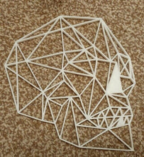 Load image into Gallery viewer, Geometric Gothic Skull Wall Art Hanging Decoration Origami Pick Your Colour