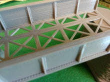 Load image into Gallery viewer, Large Model Railway Girder Bridge 00 Gauge with Stonework Effect Support Piers