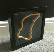 Load image into Gallery viewer, Isle of Man TT Circuit Replica Track Art Frame Wall Mounted Race Track 3D Gold