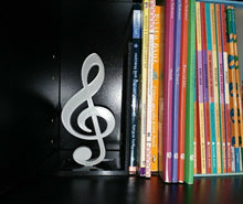 Load image into Gallery viewer, Music Themed Decorative Bookshelf Bookend Musical Notes Multi Colour