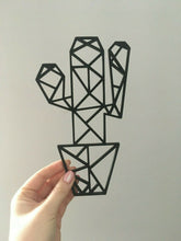 Load image into Gallery viewer, Geometric Cactus Wall Art Decor Hanging Decoration Origami Style