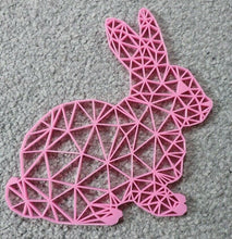 Load image into Gallery viewer, Geometric Rabbit Bunny Wall Art Hanging Decoration Origami Pick Your Colour