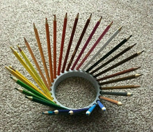 Load image into Gallery viewer, Spiral Pencil Holder Desktop Pencil Storage Decorative Stationery Holder Crown