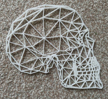 Load image into Gallery viewer, Geometric Gothic Side Skull Wall Art Hanging Decoration Origami Pick Your Colour