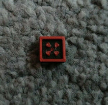 Load image into Gallery viewer, Warhammer 40K Kill Team Tokens Tactic Tokens x80 Black & Red