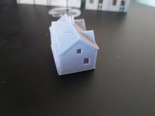 Load image into Gallery viewer, N Gauge OO or Z Model Railway Layout Buildings Stone Effect Cottage Houses