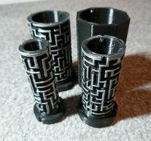 Load image into Gallery viewer, Maze Puzzle MazeBox Russian Doll Teaser Money Gift Maze Box Secret Black Silver