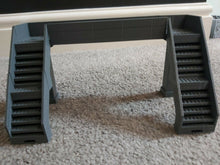 Load image into Gallery viewer, Modular Stairs Walkway System 28mm Wargame Cyberpunk Platform Steps Scenery Wargaming