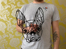 Load image into Gallery viewer, Geometric Boston Terrier Dog Animal Wall Art Decor 300 X 243mm