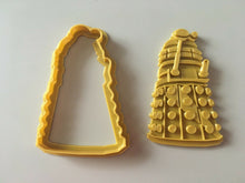 Load image into Gallery viewer, Dalek Doctor Who 3D Printed Cookie Cutter Stamp Baking Biscuit Shape Tool