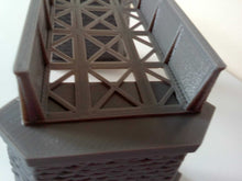 Load image into Gallery viewer, Model Railway Girder Bridge With Stone Effect End Supports 00 Gauge Single Track