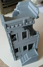 Load image into Gallery viewer, 28mm Destroyed Apartment Block Modern Warfare Wargame Warhammer Style 3D Printed