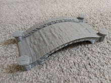Load image into Gallery viewer, Wargaming Stone Bridge Tank Terrain Scenery 28mm 3d Printed Props Warhammer