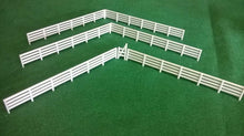 Load image into Gallery viewer, Railway 00/H0 gauge Line Side Fencing Model Scenery Fence Kit 12 Panels +2 Gates