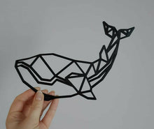 Load image into Gallery viewer, Geometric Orca Killer Whales Two Pack Wall Art Decor Hanging Decoration