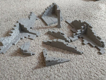 Load image into Gallery viewer, Ruins x8 Scenery Pieces for Hides Barricades Terrain Scenery 28mm Wargaming